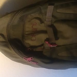 Dakine, Used Backpack, grey and semi-burgundy